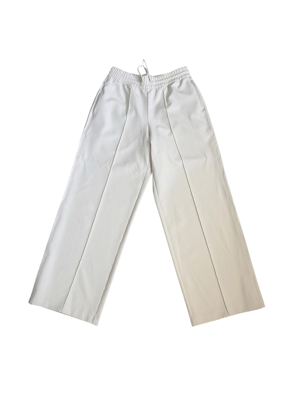 Athleta Women's Cream Endeavor Wide-Leg Drawstring Pants Size XS - Picture 2 of 5